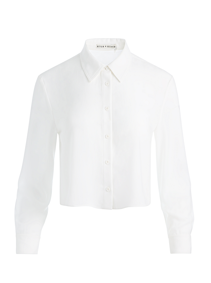 LEON BUTTON DOWN - OFF WHITE image 5 - ALICE + OLIVIA