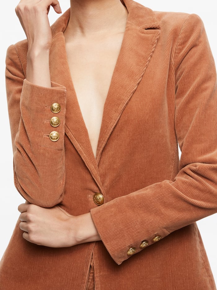 MACEY BLAZER - CAMEL image 2 - Alice And Olivia