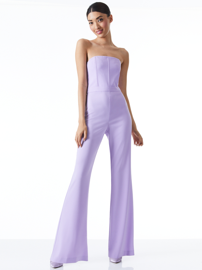 LAVERA JUMPSUIT - LAVENDER image 2 - Alice And Olivia