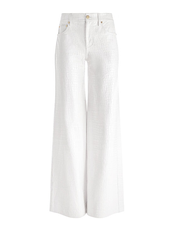 OFF WHITE-TRISH VEGAN CROC PANT