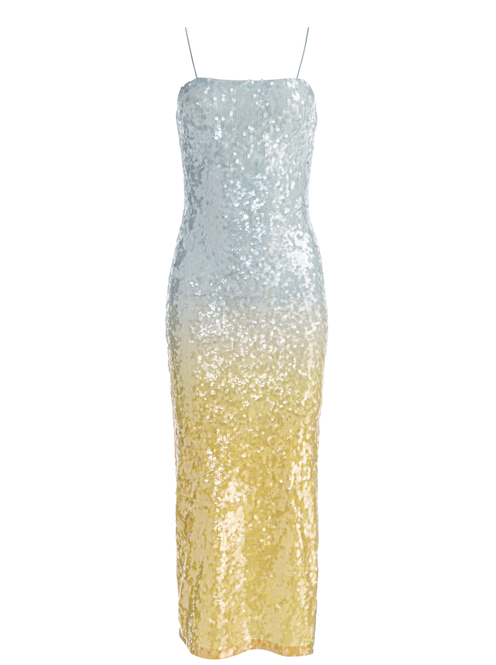 FIFI SEQUIN MIDI DRESS - CLEAR SKIES image 6 - ALICE + OLIVIA