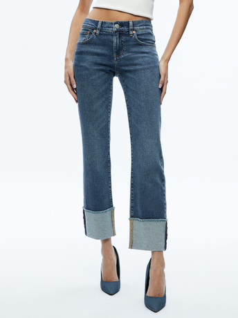 ABILENE LOW RISE CUFFED JEAN