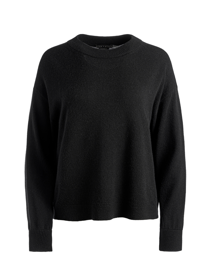 FILA CREWNECK PULLOVER - BLACK image 5 - Alice And Olivia