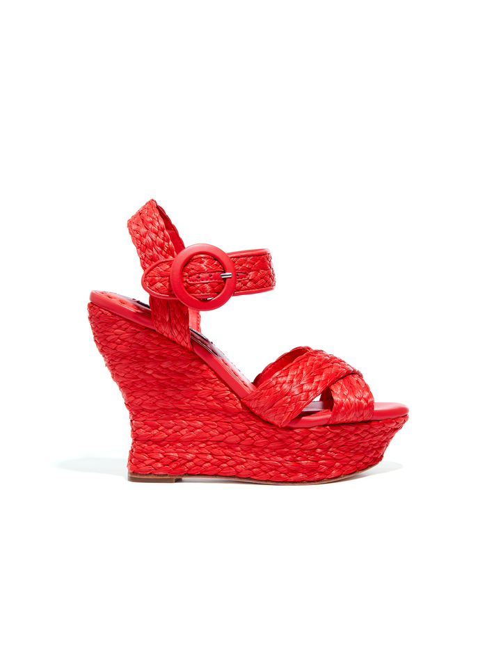 JOSIEY SANDAL - BRIGHT POPPY image 3 - Alice And Olivia