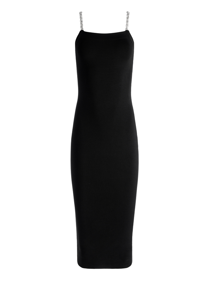 VALDA EMBELLISHED STRAP DRESS - BLACK image 5 - Alice And Olivia