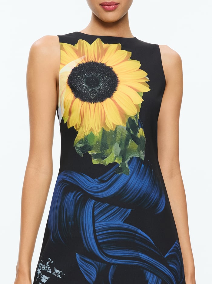 CLYDE MINI DRESS - AZALEA FLORAL image 2 - Alice And Olivia