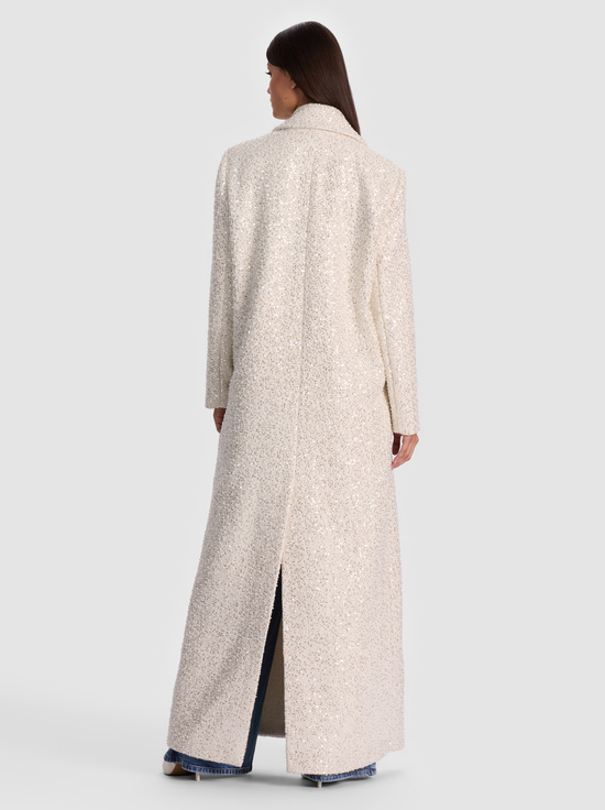 OFF WHITE-NICHOLAS EMBELLISHED COAT