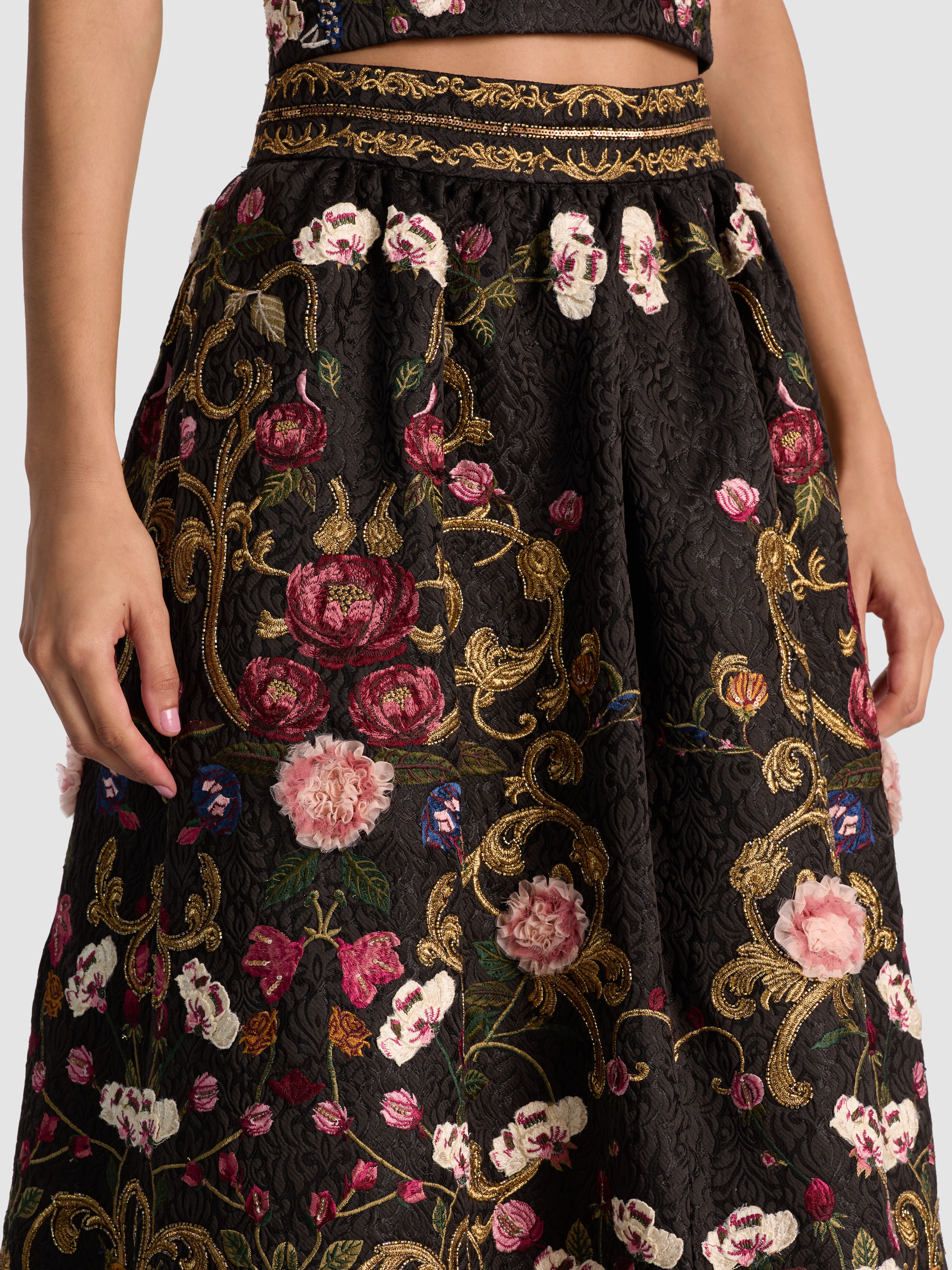 Black Designer Skirts - Leather, Statement, Printed | Alice