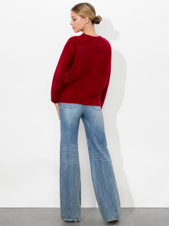 BARBRA PULLOVER - GARNET image 2 - Alice And Olivia