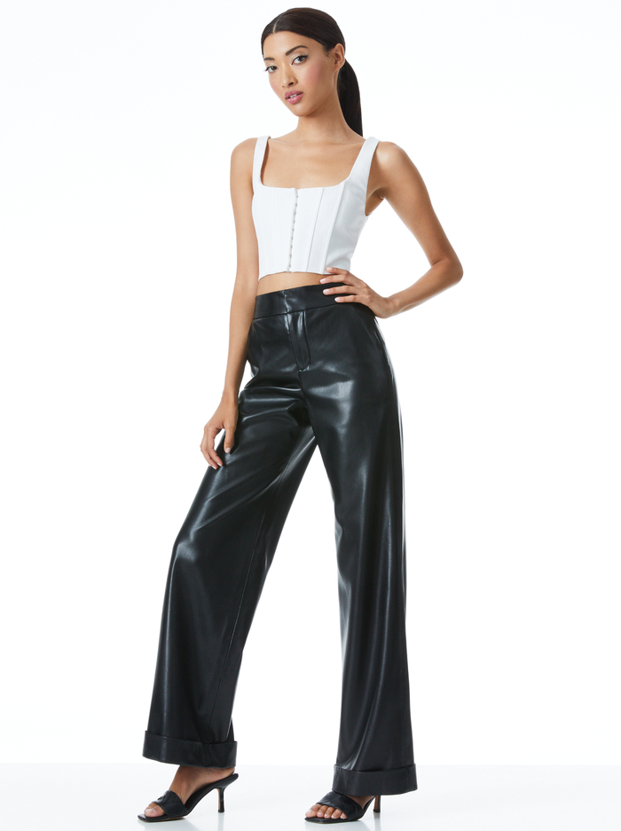 BRESLIN BONED CORSET TOP - OFF WHITE image 4 - Alice And Olivia