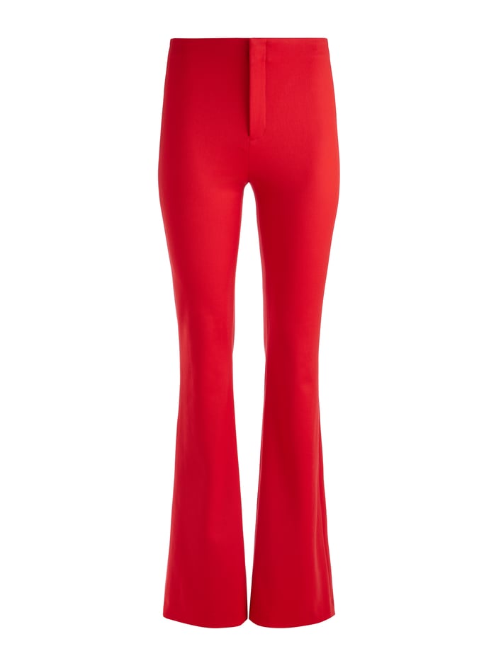 YUKI TROUSER - BRIGHT RUBY image 5 - Alice And Olivia