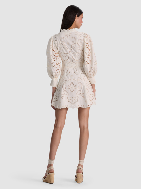 OFF WHITE-LUCY MINI SHIRT DRESS