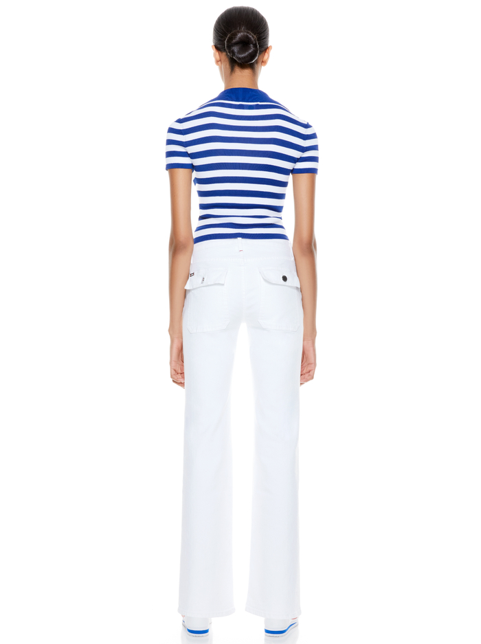 Sebastian Patch Pocket Flare Jean