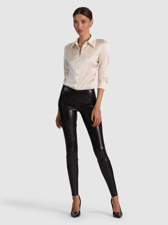 CHINO-WILLA SILK BLOUSE