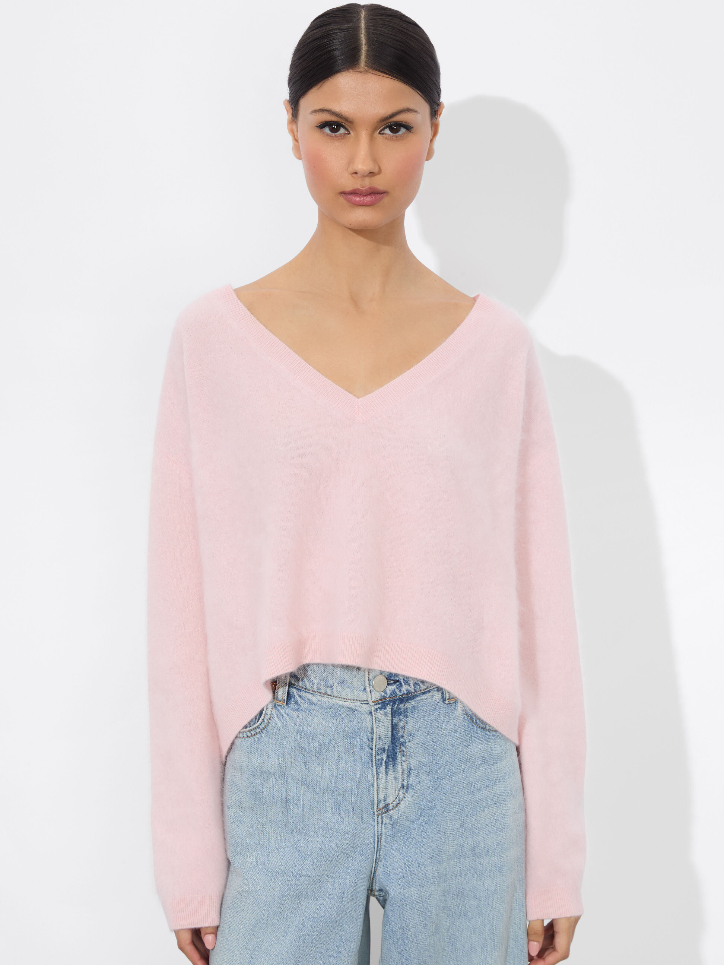ALYSI アリジ ニット セーター Sweater Pastel pink