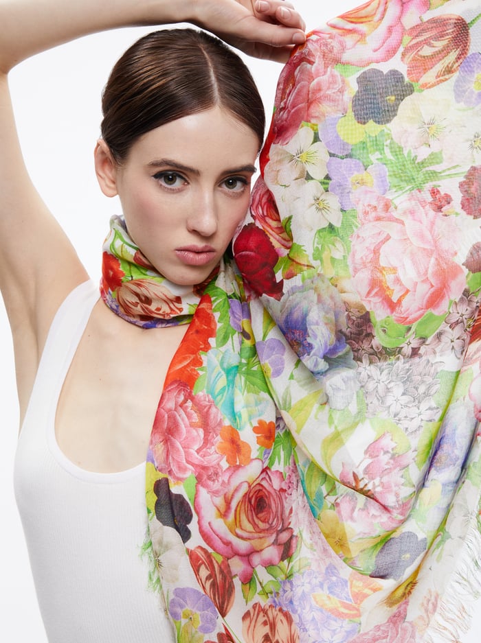 LOLA SCARF - DAWN FLORAL image 2 - Alice And Olivia