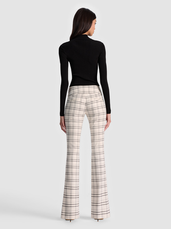 COOL GIRL PLAID-OLIVIA BOOTCUT PANT