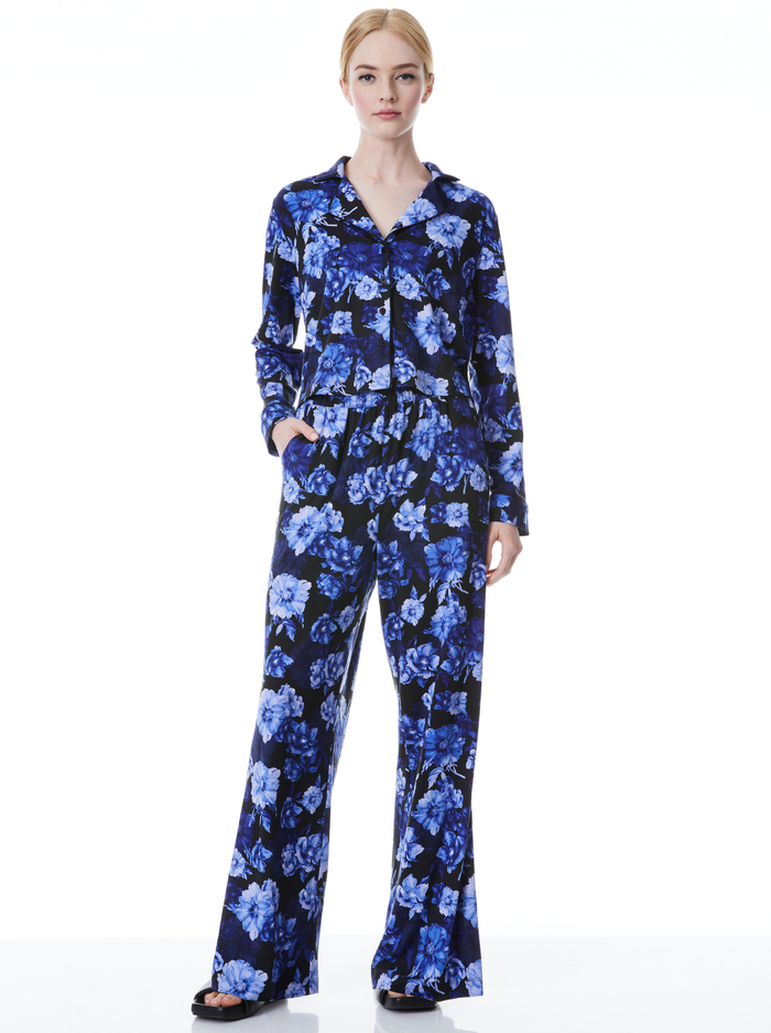 A+O X MASONGREY RILEY PJ SET - DREAM FLORAL ROYALTY - Alice And Olivia