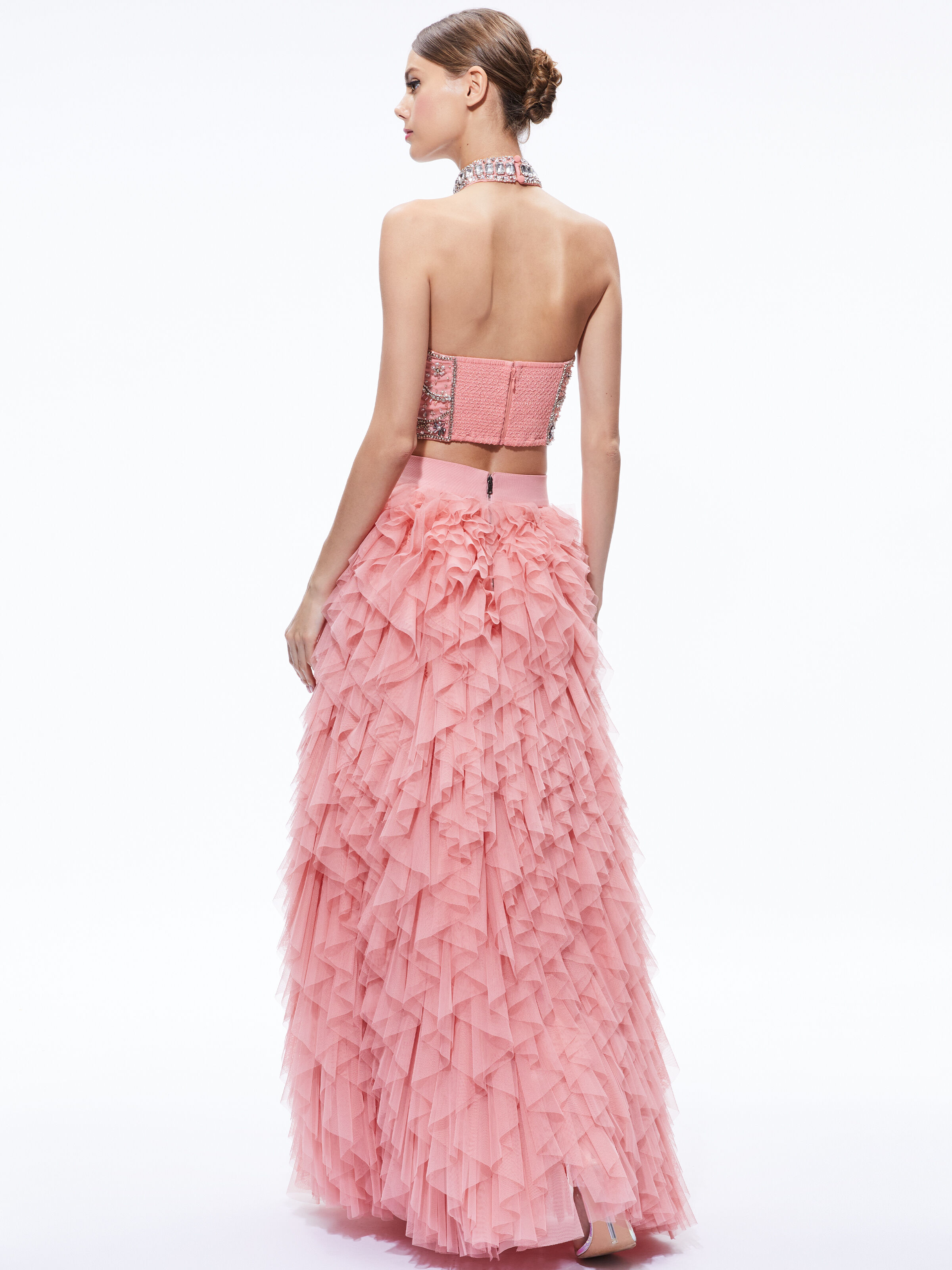 Embellished tops top for evening wear