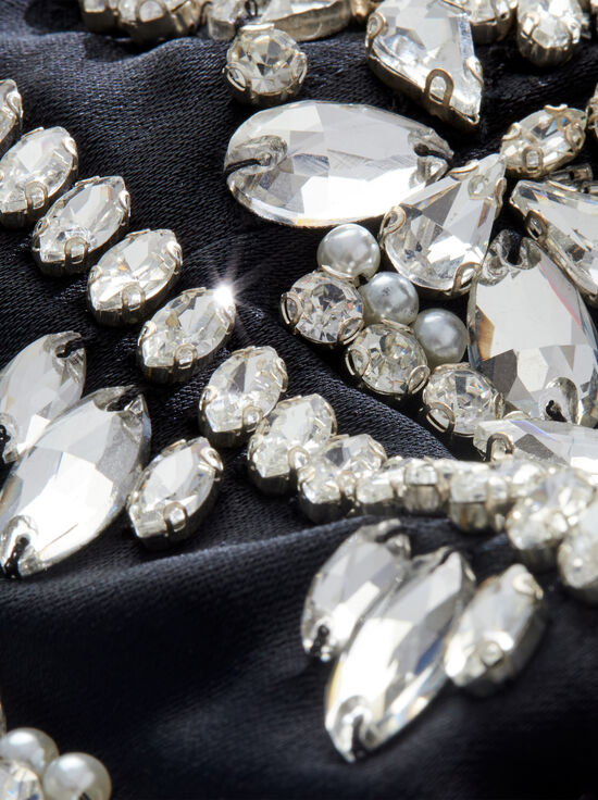 BLACK-CARLI EMBELLISHED BRA TOP