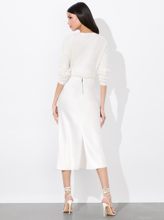 OFF WHITE-MAEVE SLIP SKIRT