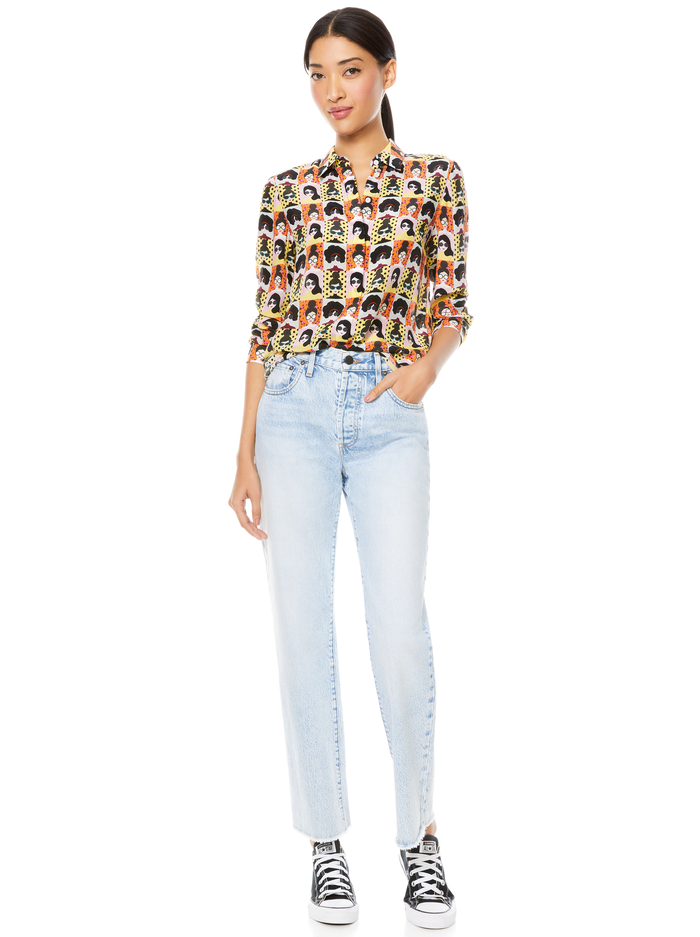 WILLA SILK BLOUSE - STACE TRIBE image 4 - ALICE + OLIVIA