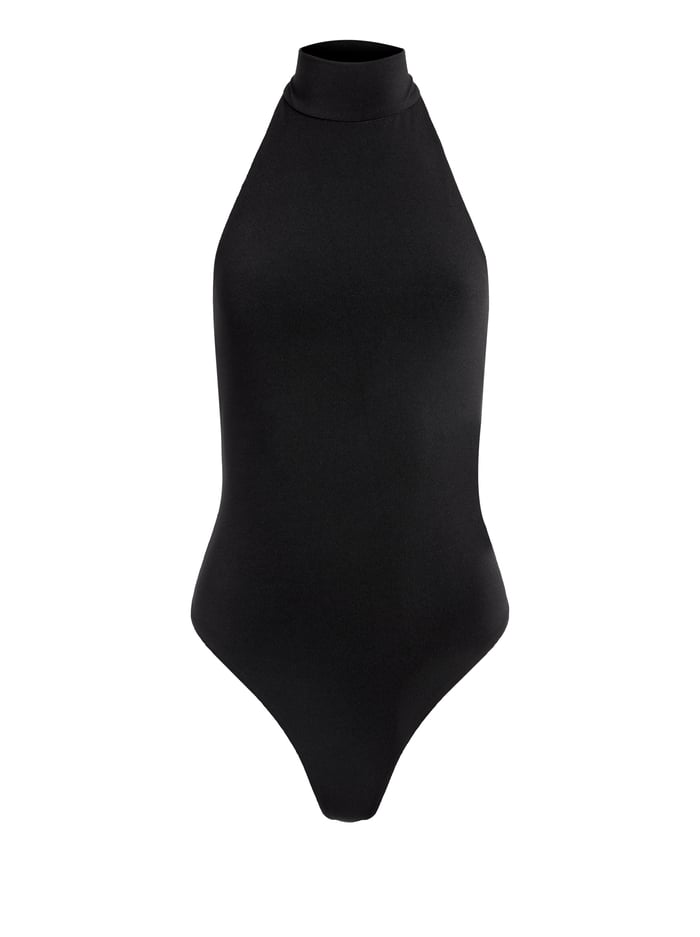 TAISHA TURTLENECK OPEN BACK BODYSUIT - BLACK image 5 - Alice And Olivia