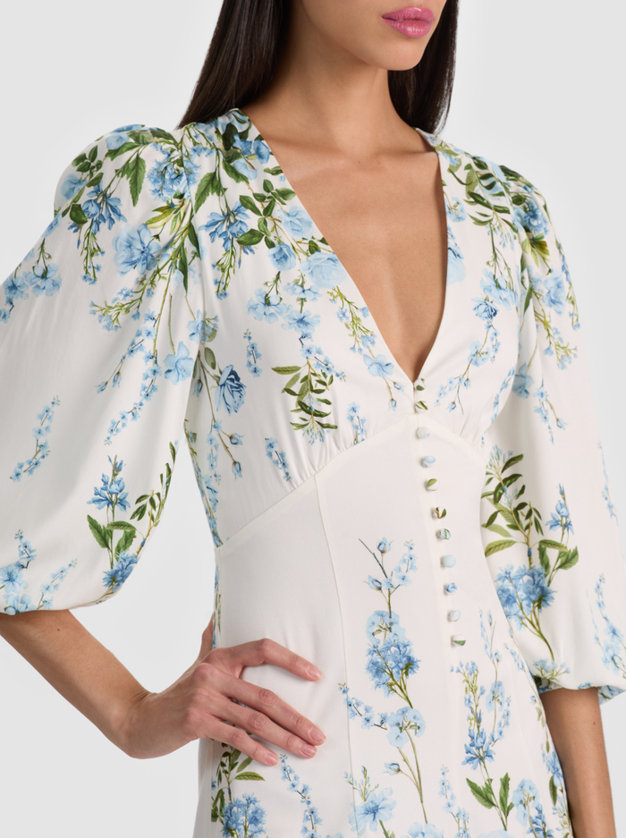 IRENE MINI DRESS - FRESH AIR CAROLINA BLUE image 1 - ALICE + OLIVIA