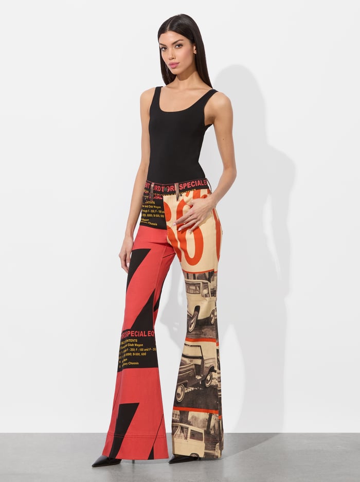 A+O X BRONCO SB BELL JEAN - 66 PHOTOGRAPHIC image 5 - Alice And Olivia