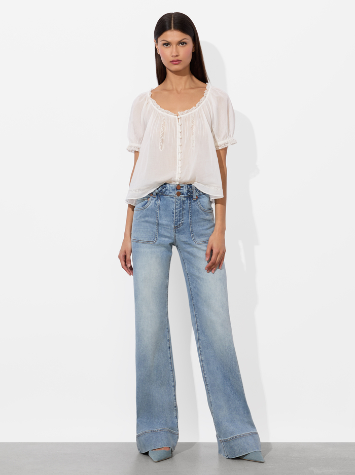 ANABELL BLUE-JUNO BRAIDED JEAN