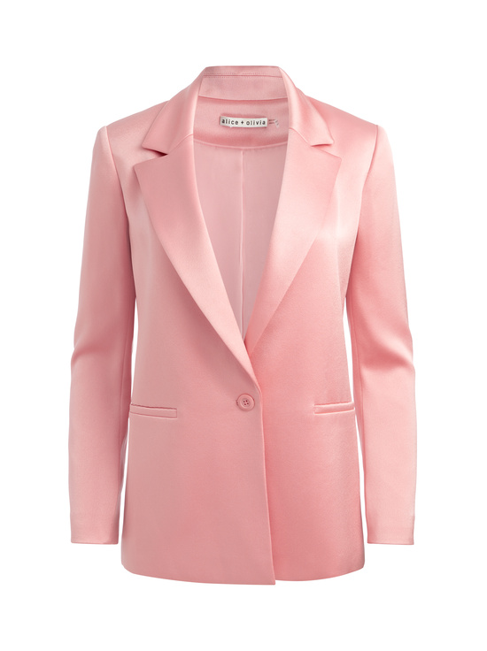 DUSTY ROSE-DENNY BOYFRIEND BLAZER