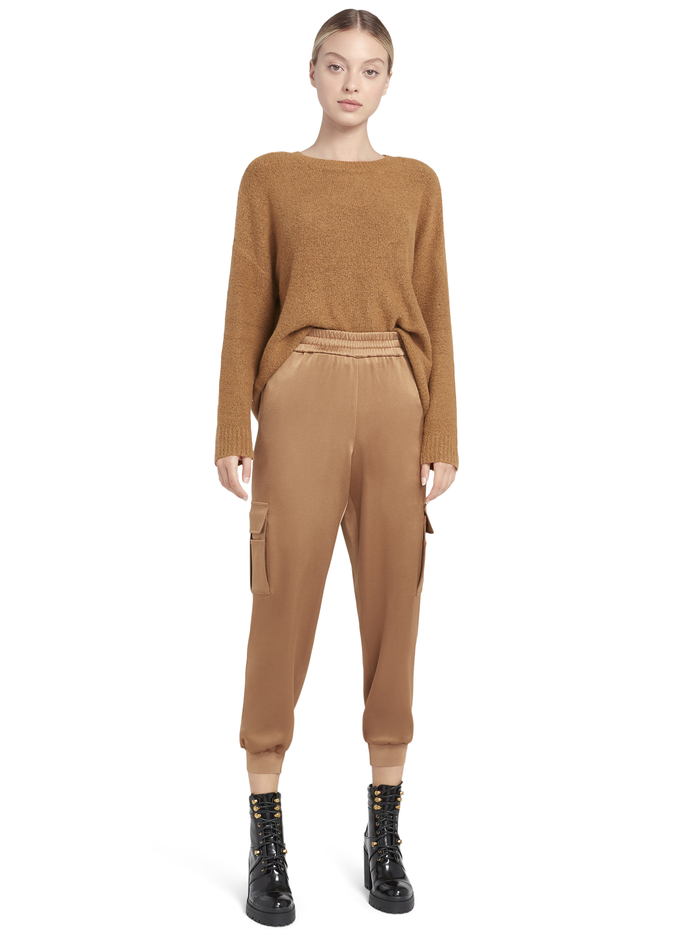 ROMA OVERSIZED PULLOVER - CAMEL image 2 - Alice And Olivia