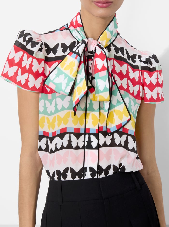 JEANNIE BUTTON DOWN - FLUTTERS image 3 - Alice And Olivia