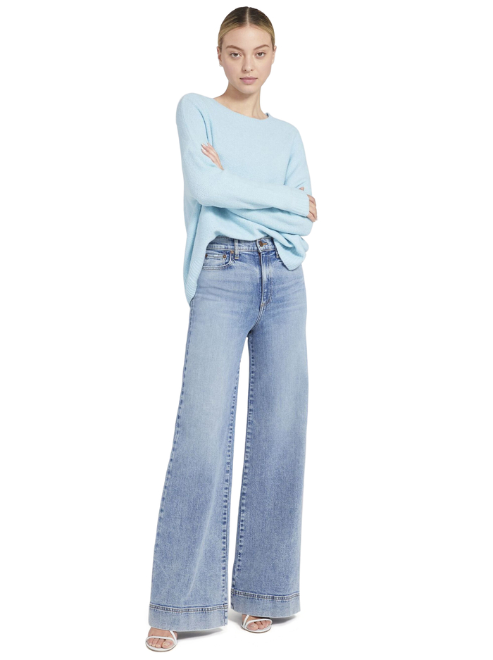 ROMA OVERSIZED PULLOVER - POWDER BLUE image 5 - Alice And Olivia