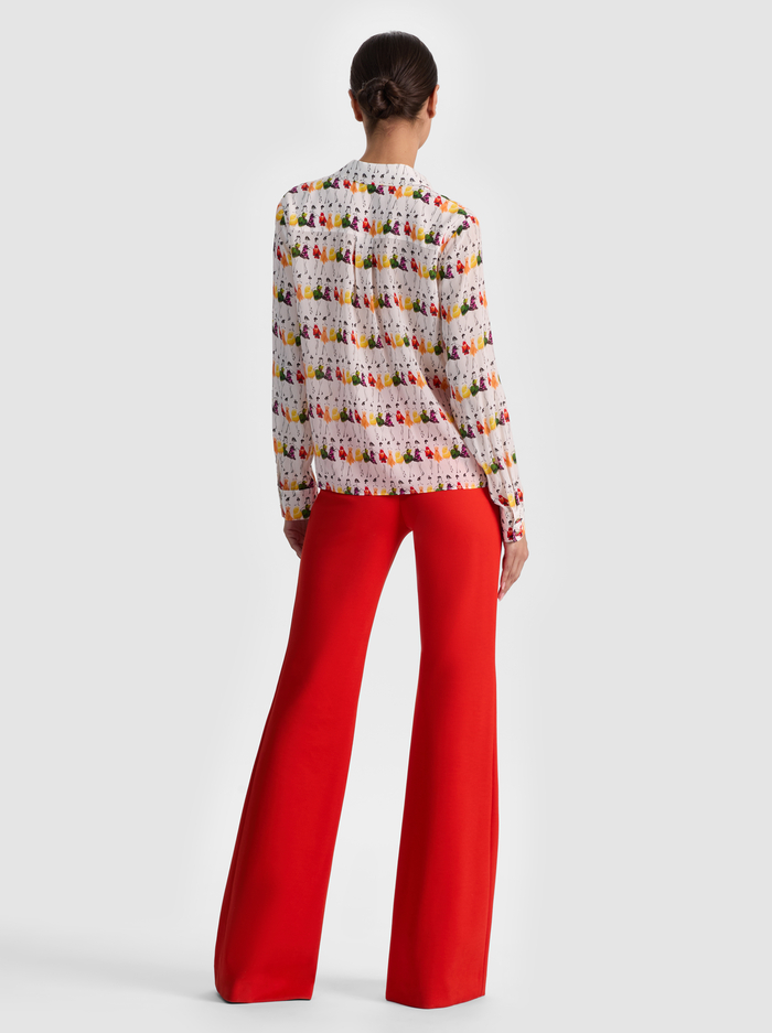 A+O X GRETCHEN ROEHRS WILLA SILK BLOUSE - WOMENS DAY image 2 - ALICE + OLIVIA