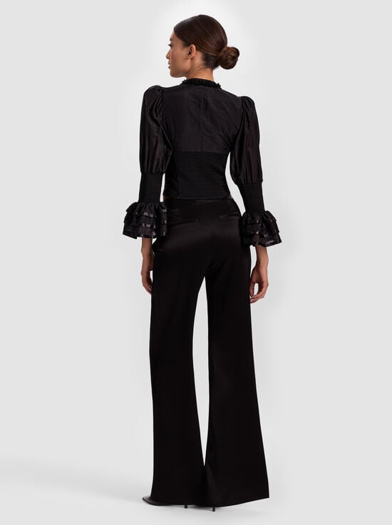 BLACK-VICKY BLOUSE