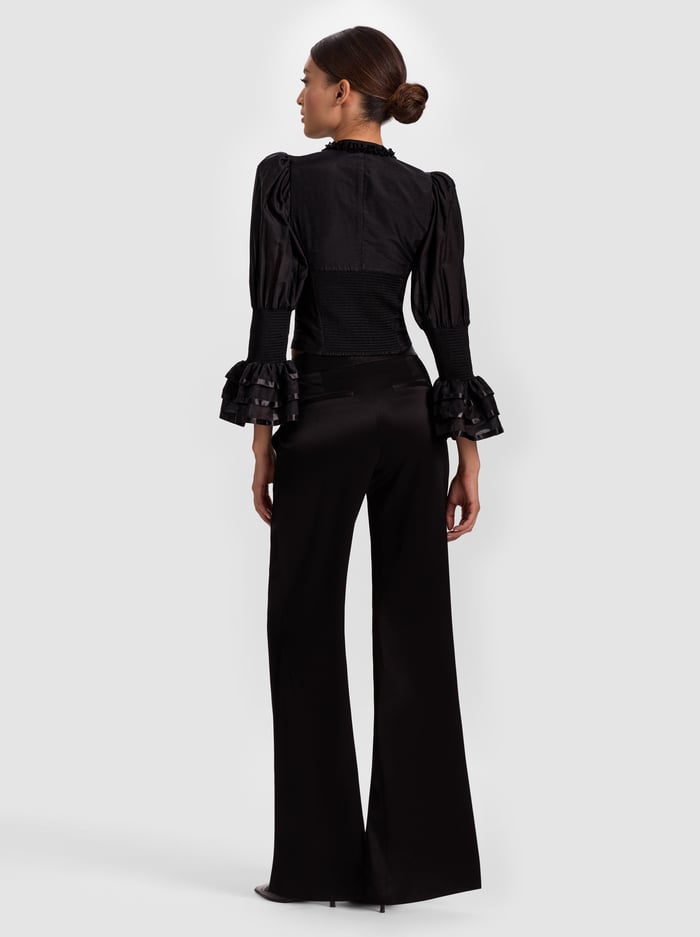 VICKY BLOUSE - BLACK image 2 - Alice And Olivia