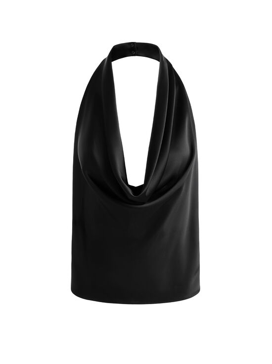 BLACK-AYANNA CROP TOP