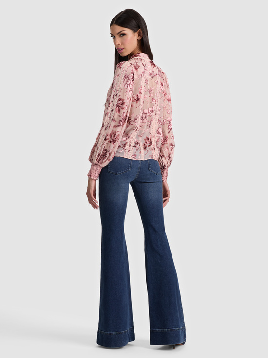 MYSTIC GARDEN ENGLISH ROSE-ARLETTE BLOUSE