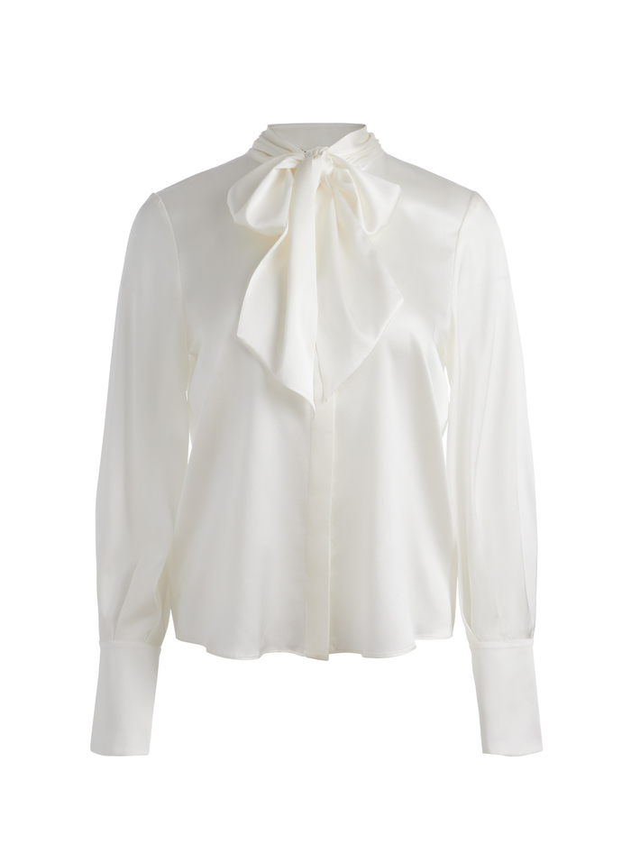 LLOYD BUTTON DOWN - OFF WHITE image 5 - Alice And Olivia