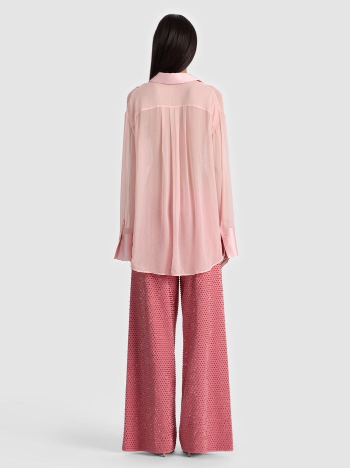 FINELY OVERSIZED UTILITY SHIRT - ENGLISH ROSE image 2 - ALICE + OLIVIA