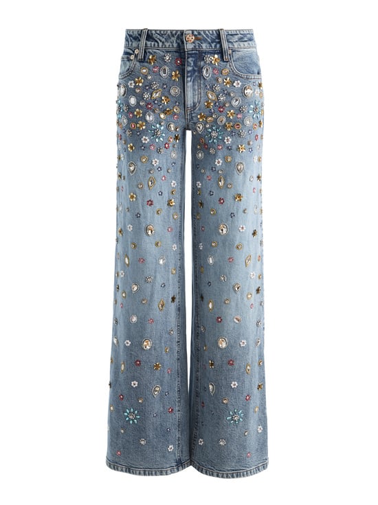 FIONA VINTAGE BLUE-AMAZING EMBELLISHED JEAN