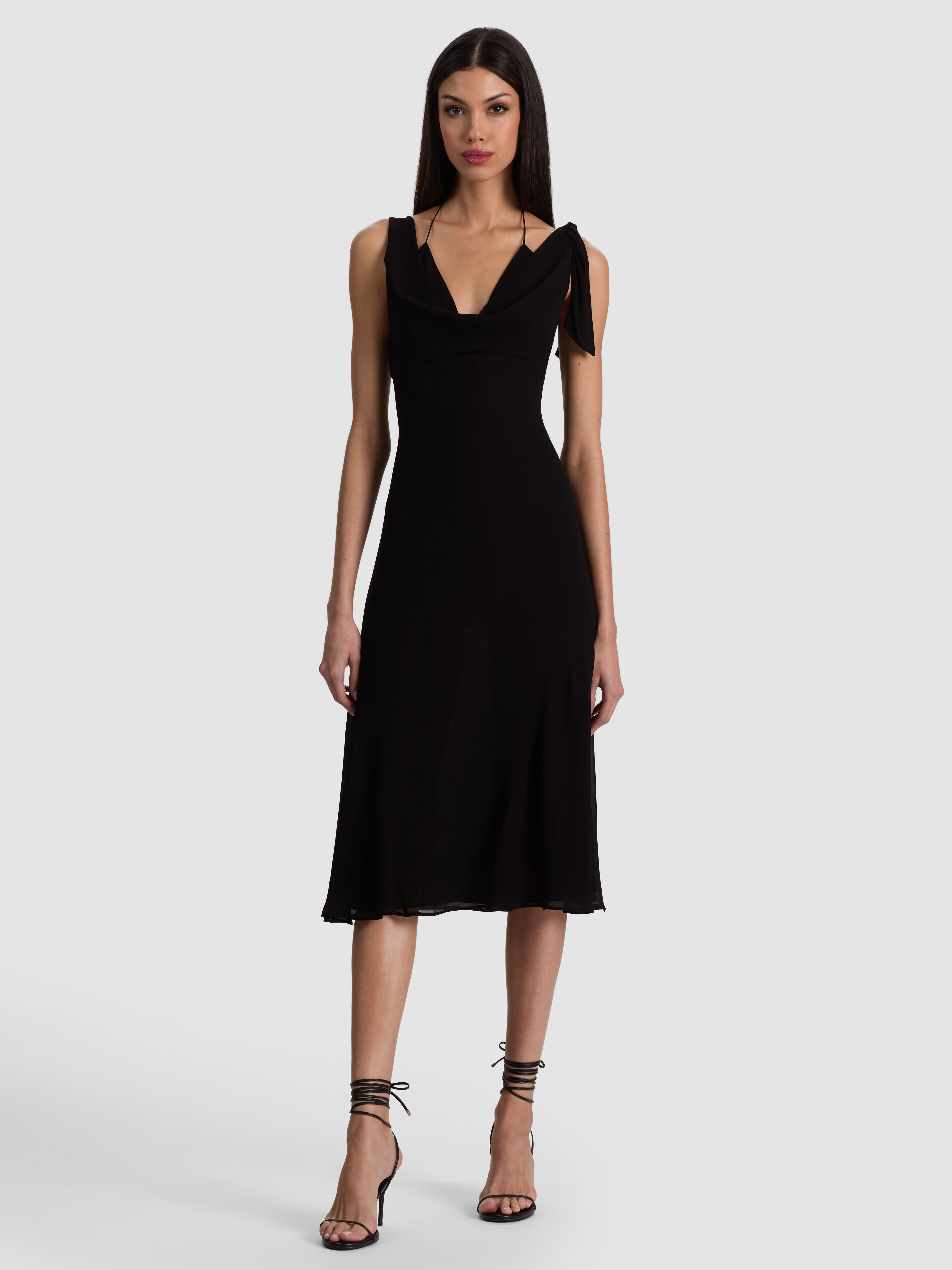 KIM CORSET SHIRT DRESS in BLACK | ALICE + OLIVIA