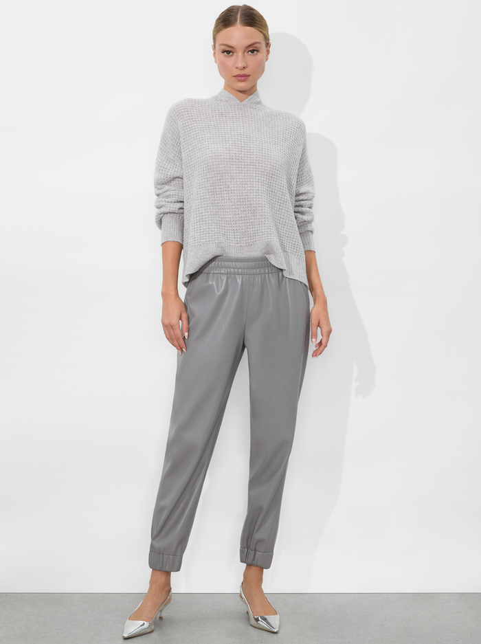 PETE VEGAN PANT - STORM GREY image 1 - Alice And Olivia
