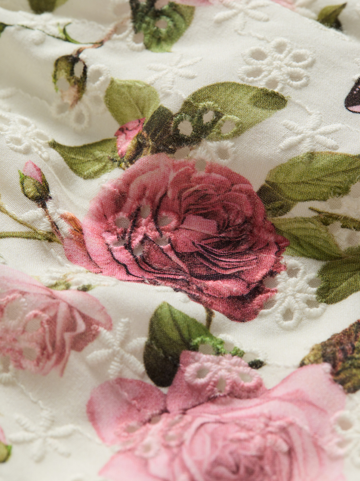 GEMMA ROMPER - GARDEN GOSSIP OFF WHITE image 1 - ALICE + OLIVIA