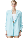 DENNY BOYFRIEND BLAZER - POWDER BLUE
