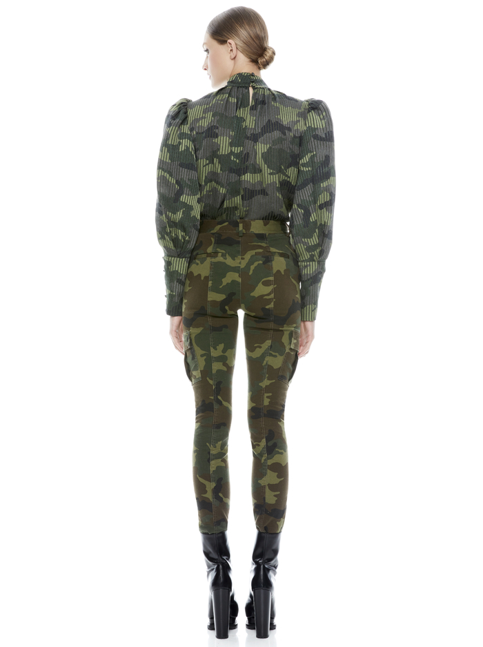 KEITH SLIM CARGO PANT - CAMO GIRL image 1 - Alice And Olivia