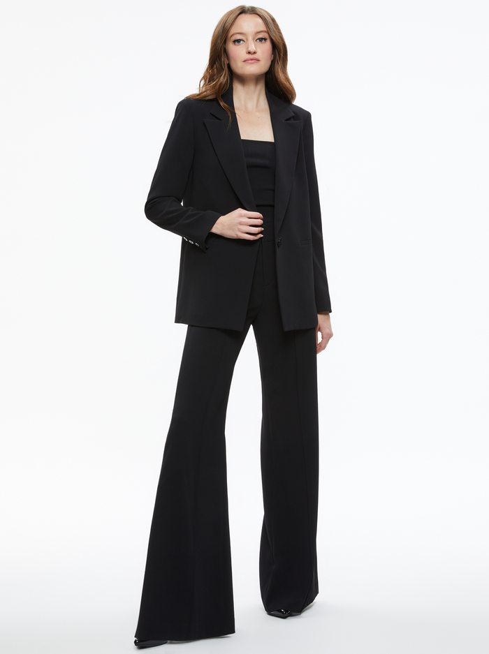 DENNY BOYFRIEND BLAZER - BLACK image 2 - ALICE + OLIVIA