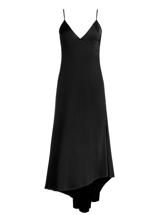 BLACK-LUCIANA SLIP DRESS
