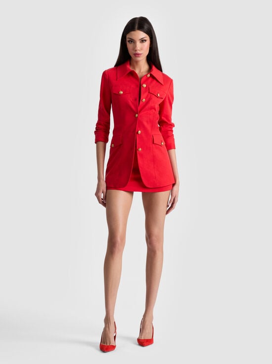 BRIGHT RUBY-DOROTHIE JACKET